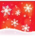 snowfall vector image