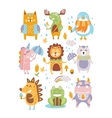 animal woodland autumn vector image