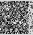 india hand drawn doodles vector image