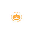 happy halloween icon template vector image