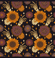 boho halloween magic seamless pattern vector image