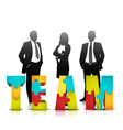 business people vector image vector image
