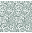 flowers lace pattern vector image