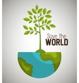 save the world and ecology vector image