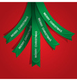 creative christmas tree vector image vector image