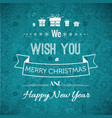 festive typographic background vector image