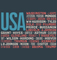 flag usa poster united states america vector image vector image
