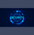 abstract technology futuristic concept protection vector image
