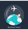 business travel vector image vector image