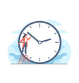 concept of changing to summer or winter vector image vector image