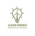 renewable energy icon vector image