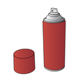 spray paint can vector image