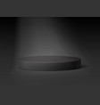 cylinder pedestal podium for product display vector image