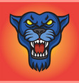roaring jaguar panther logo vector image vector image
