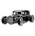 hot rod vector image