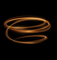 magic glowing shiny spiral effect curly swirls vector image vector image