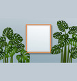house realistic plants vector image
