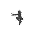 human character logo sign vector image