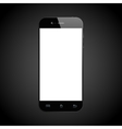 smartphone black isolated vector image