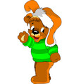 little bear vector image vector image