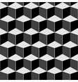 monochrome seamless geometric pattern repeatable vector image vector image