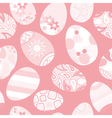 seamless pattern of easter eggs vector image