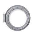 ship silver porthole composition vector image vector image