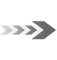arrow halftone dots eps 10 vector image