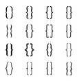 brackets black icon communication and message vector image vector image