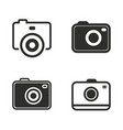 photo icon set vector image vector image