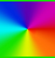 radial gradient rainbow background vector image
