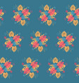 tropical seamless pattern with green and beige vector image