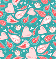 pattern with hearts vector image