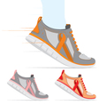 running shoes vector image vector image