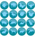 animal icons vector image