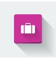travel bag icon vector image