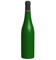 3d bottle of wine vector image