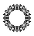 circle pattern for round frame vector image vector image