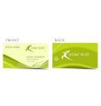 business card vector image