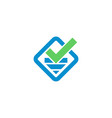 data management checklist logo design vector image