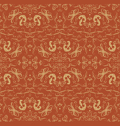 Red royal pattern Royalty Free Vector Image - VectorStock