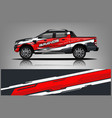 truck wrap design for company vector image