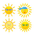 suns set vector image
