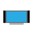 flat screen tv electronic equipment symbol icon vector image