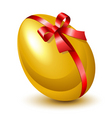 golden egg vector image