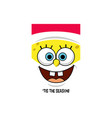 spongesanta vector image vector image