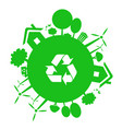 green earth vector image vector image