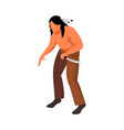 isometric native american vector image