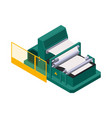 paper production icon vector image vector image