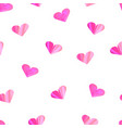 valentines day seamless pattern background vector image